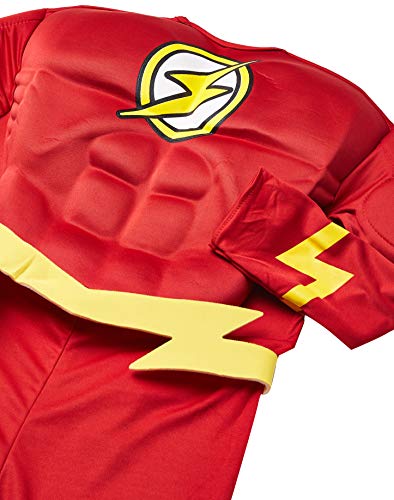 Rubie's DC Comics Deluxe Muscle Chest The Flash Child's Costume, Toddler, Multicolor