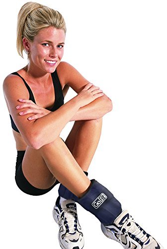 GoFit Adjustable Ankle Weights for Men and Women – Nylon Canvas Arm Leg Wrist Weights – 5 lb pair, Black,GF-5W