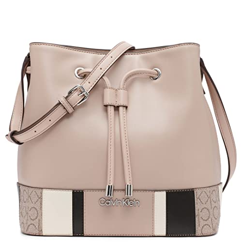 Calvin Klein Gabrianna Novelty Bucket Shoulder Bag, Goat Multi Pieced