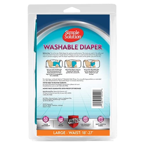 Simple Solution Washable Diaper, Large