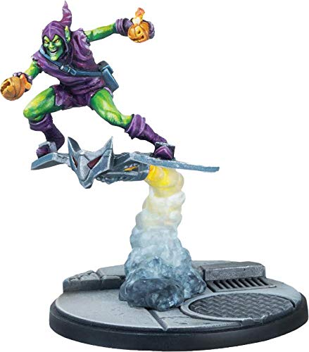 Marvel Crisis Protocol Green Goblin CHARACTER PACK | Miniatures Battle Game | Strategy Game for Adults and Teens | Ages 14+ | 2 Players | Avg. Playtime 90 Minutes | Made by Atomic Mass Games