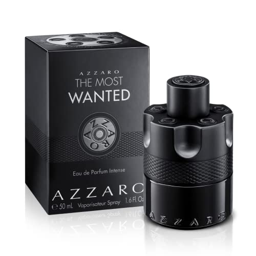 Azzaro The Most Wanted Eau de Parfum Intense — Mens Cologne — Fougere, Ambery and Spicy Fragrance, 1.6 Fl Oz