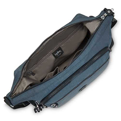 Kipling Women's Gabbie Crossbody, Lightweight Everyday Purse, Casual Shoulder Bag, Nocturnal Grey