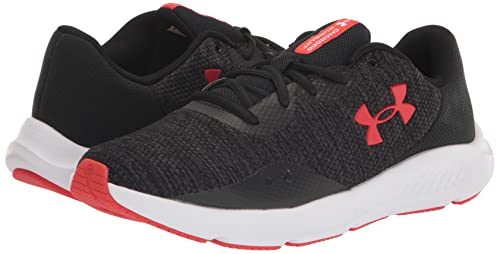 Under Armour Men's Charged Pursuit 3 Twist Sneaker, Jet Gray (100)/White, 9