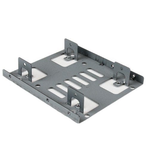 StarTech.com 2.5' to 3.5' SATA Hard Drive Mounting Bracket Kit - Dual SATA SSDs/HDDs Mounting Bracket for Mounting Bay (BRACKET25X2) Steel