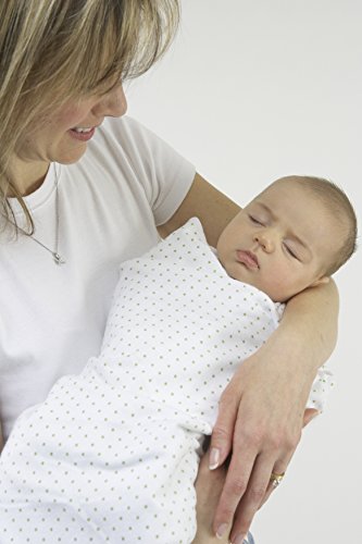 SwaddleDesigns Large Receiving Blanket, Ultimate Swaddle for Baby Boys, Girls, Softest US Cotton Flannel, Best Shower Gift, Made in USA, Pink Classic Polka Dots (Mom's Choice Award Winner)