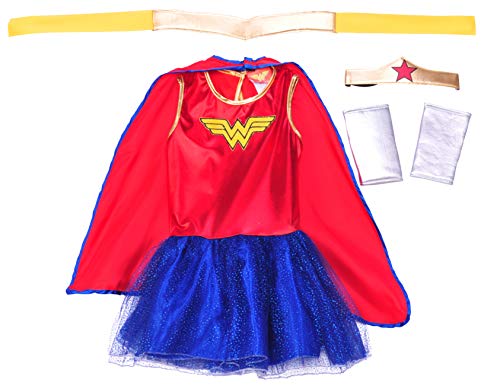 Rubie's Justice League Child's Wonder Woman Costume Tutu Dress, Medium