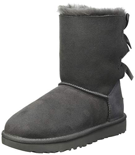 UGG Women's Bailey Bow II Boot, Grey, 7