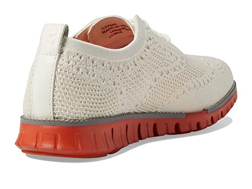 Cole Haan Zerogrand Stitchlite Oxford Egret/Burnt Ochre 7 D (M)