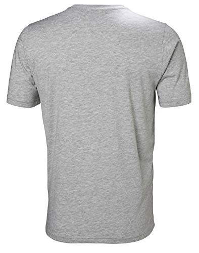 Helly-Hansen 33979 Men's Logo T-Shirt, Grey Melange - S