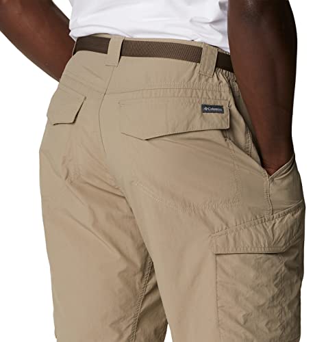 Columbia Men's Standard Silver Ridge Cargo Short, Breathable, UPF 50 Sun Protection, City Grey, 42W x 12L