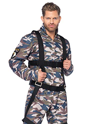 Leg Avenue Men's 2 Piece Paratrooper, Camo, X-Large