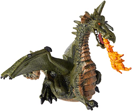 Winged Dragon with Fire (Winged Blue or Green Dragon; Colors may vary)