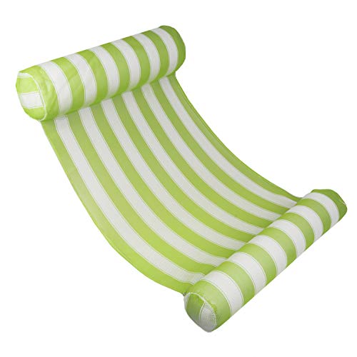 Poolmaster Swimming Pool Water Hammock Inflatable Chair Float Lounge (Green)