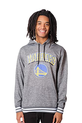 Ultra Game NBA Men's Soft Fleece Hoodie Sweatshirt Heather Gray Large