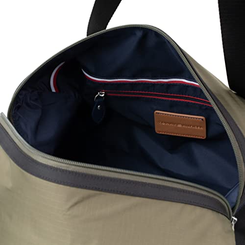 Tommy Hilfiger Men's Alexander Duffle Bag Handbag, Army Green/Black, One Size