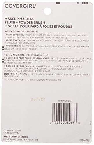 COVERGIRL Makeup Masters, Makeup Brush 1 count (packaging may vary)