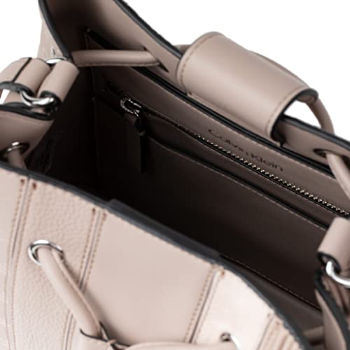 Calvin Klein Gabrianna Novelty Bucket Shoulder Bag, Goat Combo Logo