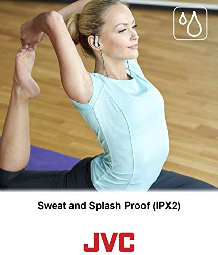 JVC HAEB75D Sports Clip Headphone, Orange, 4.40 x 1.60 x 3.90 inches