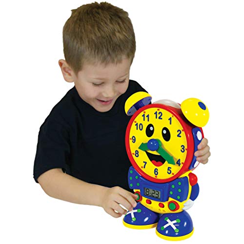 The Learning Journey Telly The Teaching Time Clock - Electronic Analog and Digital Time Telling Aid with Two Quiz Modes and Night Light - Telling Time Teaching Clock - Award Winning Toys
