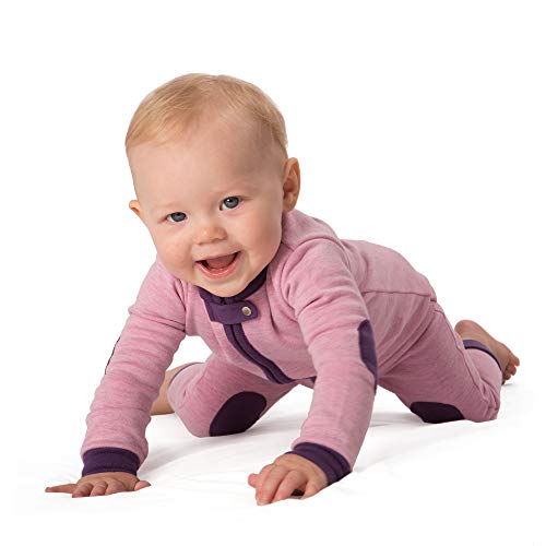 baby deedee 1 Piece Cotton, Velour Long Sleeve Footless Romper Pajama, Sweet Pea, 18-24 Months