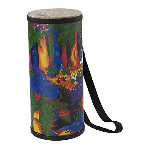 Remo KD-1506-01 Kids Percussion Konga Drum - Fabric Rain Forest, 6'