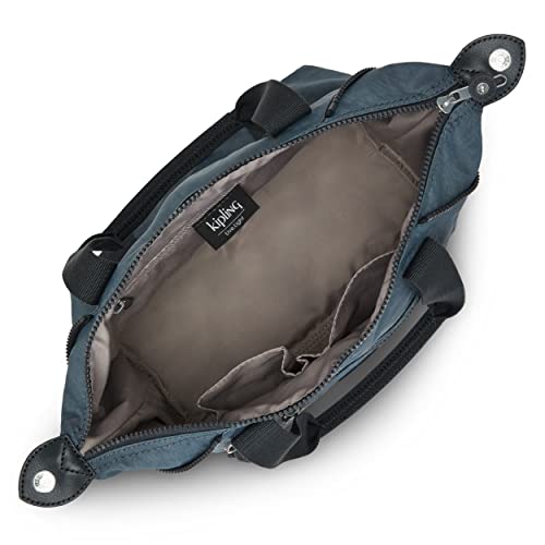 Kipling Women's Art Mini Tote Bag, Lightweight Small Weekender, Travel Handbag, Nocturnal Grey