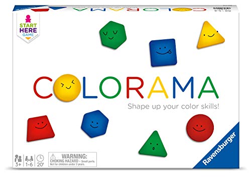 Ravensburger Colorama for Ages 3 and Up - Fast Children's Game of Patterns and Shapes