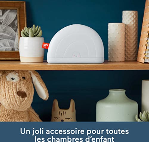 Fisher-Price Sound Machine Soothe and Glow Rainbow With Lights Music And Volume Control For Newborns And Up