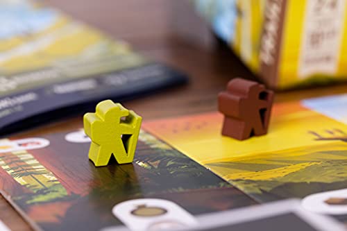 Trails, a Family and Strategy Board Game About Hiking and Outdoors by Keymaster, 2-4 players