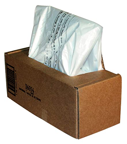 Fellowes Powershred Shredder Bags for 125/225/2250 Series Shredders, 50 Bags and Ties (36054)