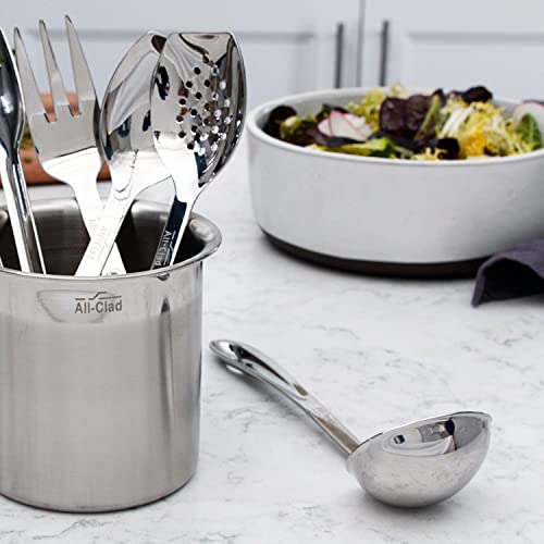 All-Clad T104 Stainless Steel Ladle Kitchen Tool, 12-Inch, Silver