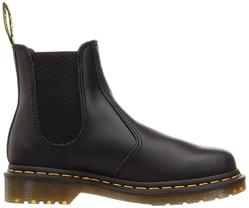 Dr. Martens Unisex 2976 Chelsea Boot, Black Nappa, 11 US Women / 10 US Men