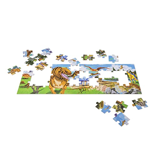 Melissa and Doug Land of Dinosaurs Floor Puzzle (48 pcs, 4 feet long)