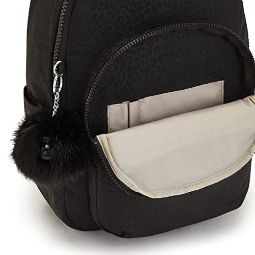 Kipling Women's Seoul Small Backpack, Durable, Padded Shoulder Straps with Tablet Sleeve, School Bag, Shimmerin Spot, 10''L x 13.75''H x 6.25''D