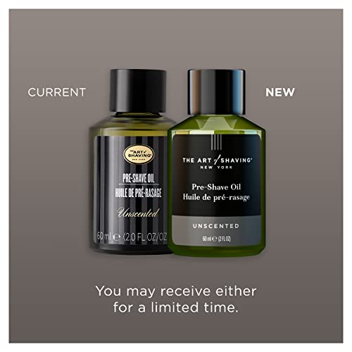 The Art of Shaving Pre Shave Beard Oil - Shaving Oil for Men, Protects Against Irritation and Razor Burn, Clinically Tested for Sensitive Skin, Unscented, 2 Ounce