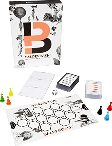 Mattel Games Balderdash Board Game for Adults and Teens with Guessing and Bluffing, the Game of Twisting Truths for 2-6 Players