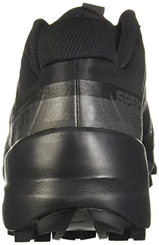 7.5 Salomon Speedcross 5 Trail Running Shoes for Women, Black/Black/Phantom