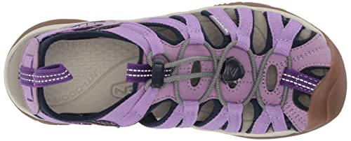 KEEN Women's Whisper Closed Toe Sport Sandals, Chalk Violet/English Lavender, 6.5
