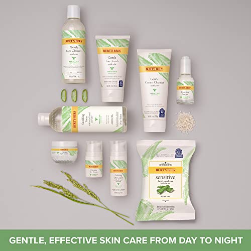 BURT'S BEES Calming Night Cream with aloe and Rice milk,1.8 oz