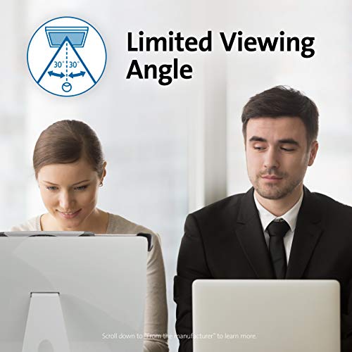 Kensington FS220 Snap2 Privacy Screen for 20-Inch to 22-Inch Widescreen 16:10 Monitors (K55779WW), Black