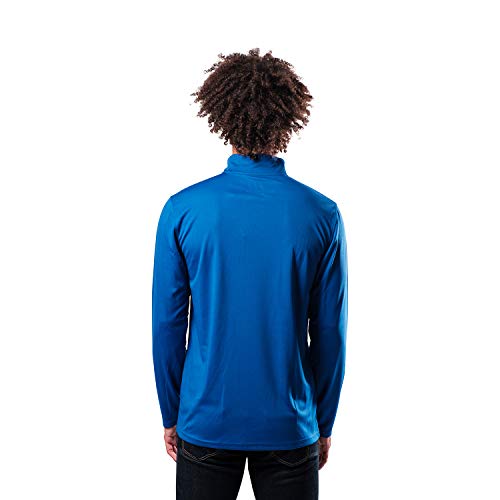 Ultra Game mens Pullover Tee NBA Men s Quarter Zip Poly Knit Long Sleeve Shirt, Team Color, Medium US