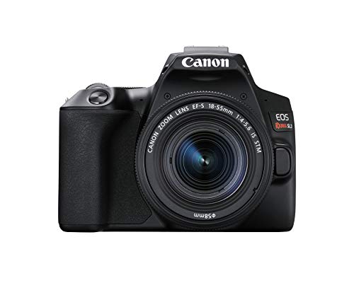Canon EOS Rebel SL3 Digital SLR Camera with EF-S 18-55mm Lens kit, Built-in Wi-Fi, Dual Pixel CMOS AF and 3.0 Inch Vari-Angle Touch Screen, Black