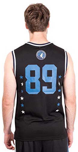 Ultra Game NBA Minnesota Timberwolves Mens Jersey Sleeveless Muscle T-Shirt, Black, Large