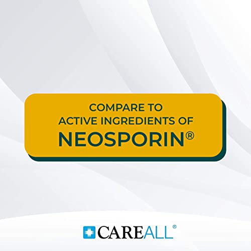 CareALL® Triple Antibiotic Ointment 0.9gr Pack of 144 Foil Packets, First Aid Ointment for Minor Scratches and Wounds and Prevents Infection, Compare to The Active Ingredients of Leading Brand.