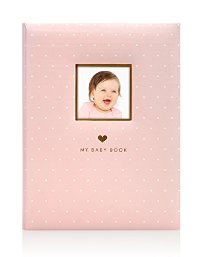 Little Blossoms Baby Keepsake Book, Baby Photo Album, Baby Girl Memory Book, Pink Polka Dot