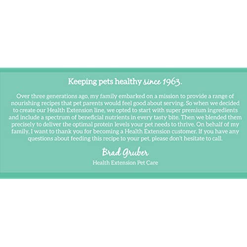 Health Extension Dry Dog Food, Natural Food with Added Vitamins and Minerals, Suitable for All Puppies, Include Buffalo and Whitefish Recipe with Whole Vegetable and Berries (4 Pound)