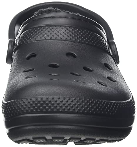 Crocs Classic Lined Clog Black/Black Men's 3, Women's 5 Medium