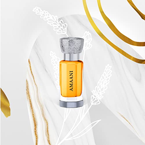 Swiss Arabian Amaani - Luxury Products From Dubai - Long Lasting And Addictive Personal Perfume Oil Fragrance - A Seductive, Signature Aroma - The Luxurious Scent Of Arabia - 0.4 Oz