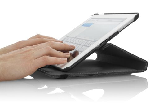 Targus Versavu Rotating Case and Stand for Tablets, Charcoal Gray/Calypso Pink (THZ15606US)